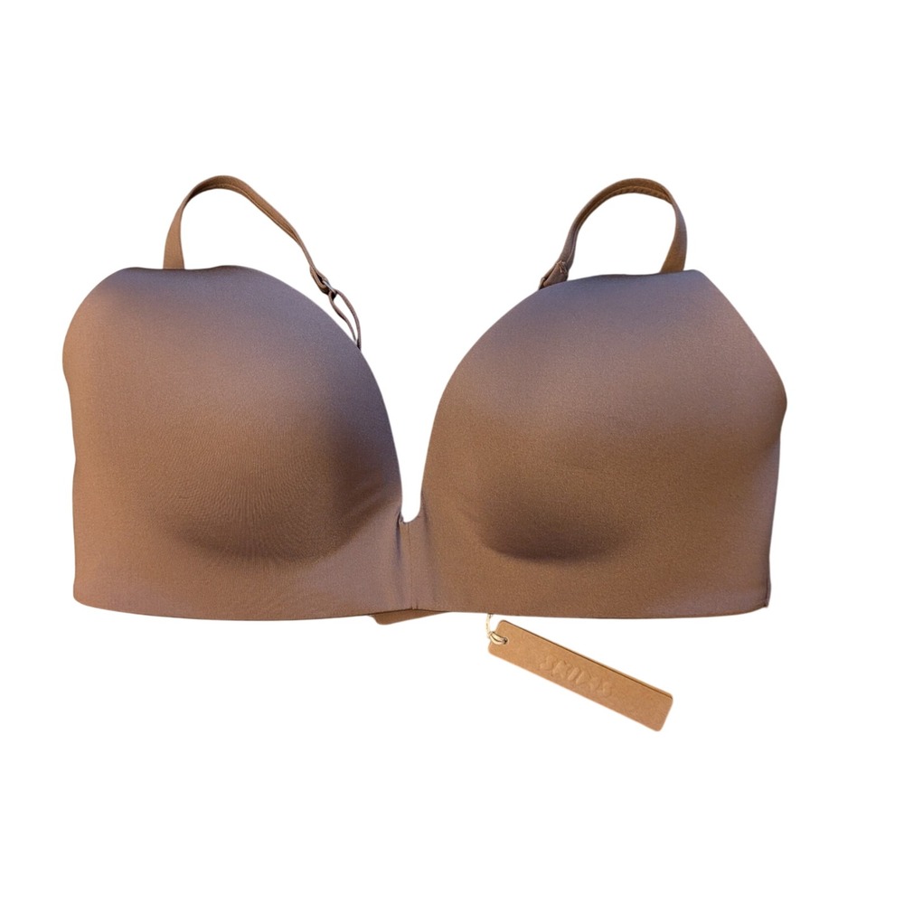 Skims Wireless Form Nursing Bra Womens 36D Jasper Brown Maternity PL-PLG-7704W